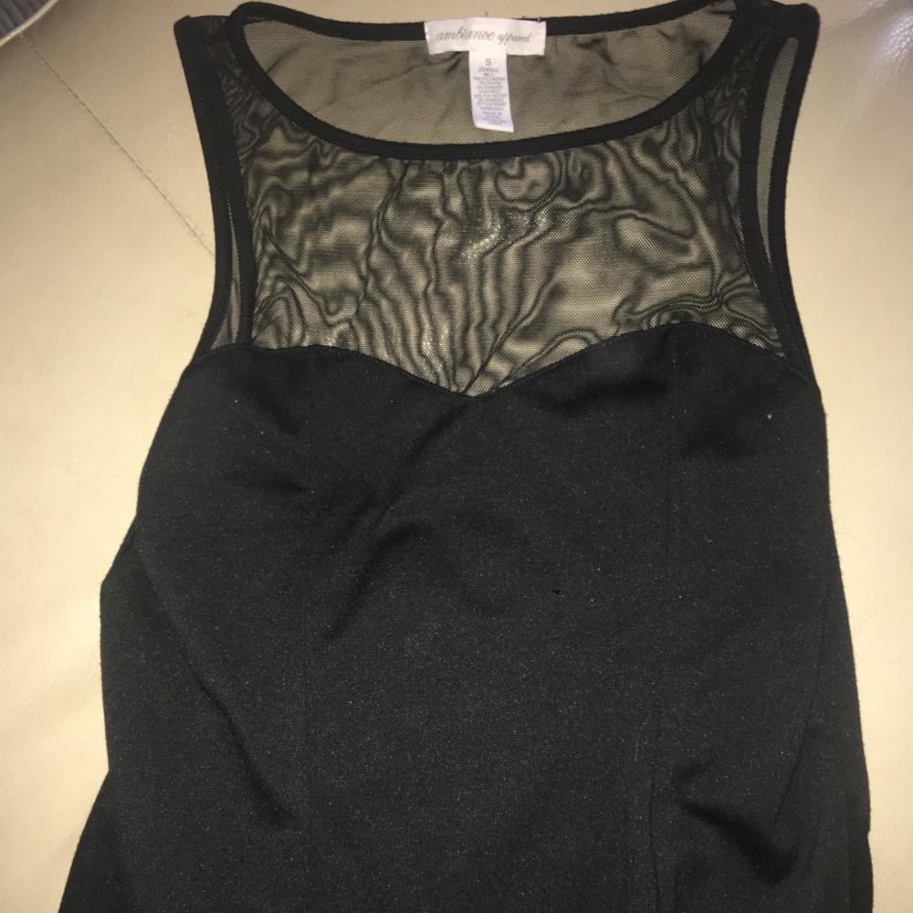 Black tank top